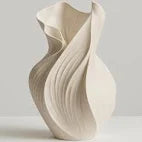 Handmade Nordic Vase – Beige